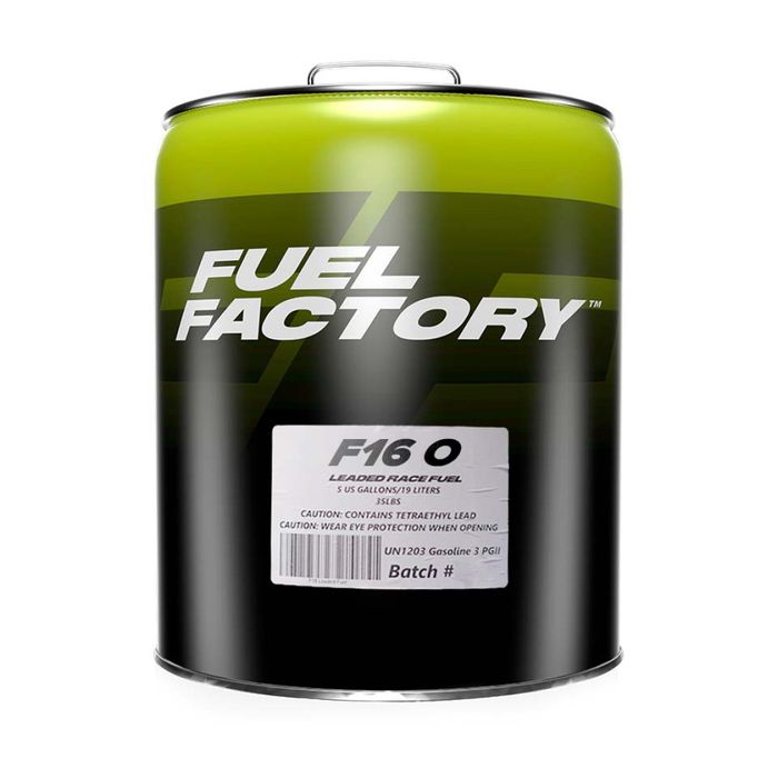 F 16 O oxyganated leaded fuel