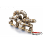 MANIFOLD FOR MITSUBISHI LANCER EVO VI-VII-VIII-IX WITH T4 TWINSCROLL TURBO CONNECTION, DOUBLE EXTERNAL WASTEGATE, DOWNPIPE KIT