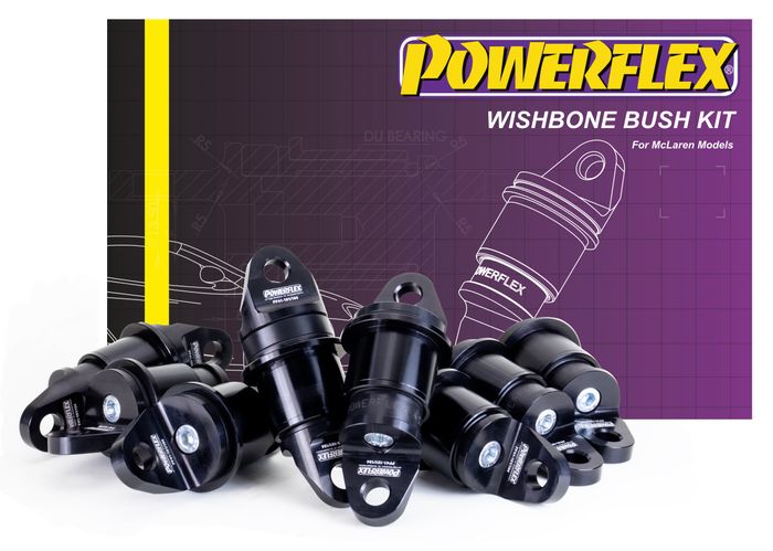 McLaren aftermarket friction free wishbone bushes