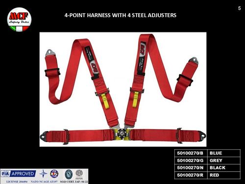 4-point harness FIA Approved (8854/98)