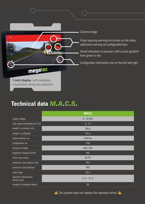 MEGATEC ANTI COLLISION SYSTEM
