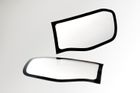 Custom polycarbonate and PMMA headlight covers for motorsport