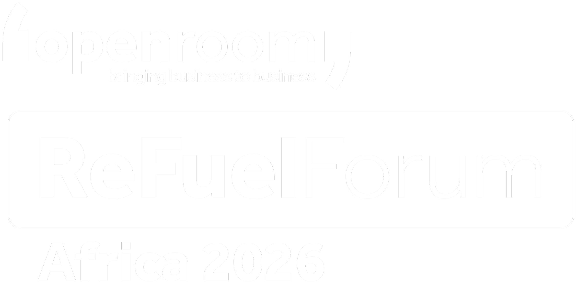 ReFuel Forum Africa 2026 logo in white with yellow