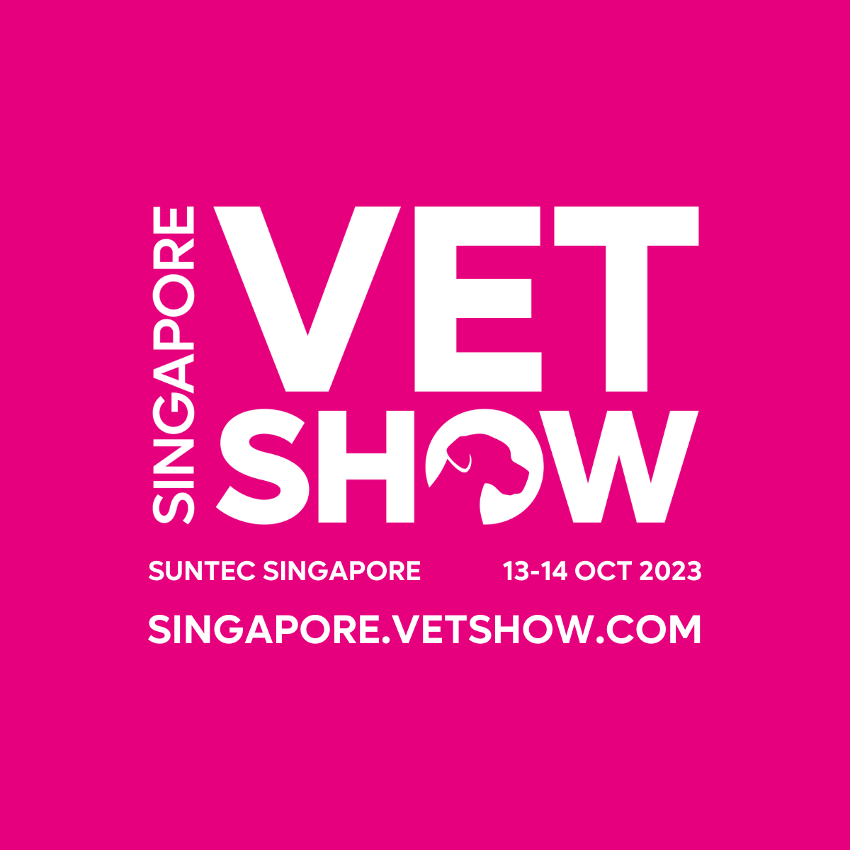 Singapore Vet show logo white 2023