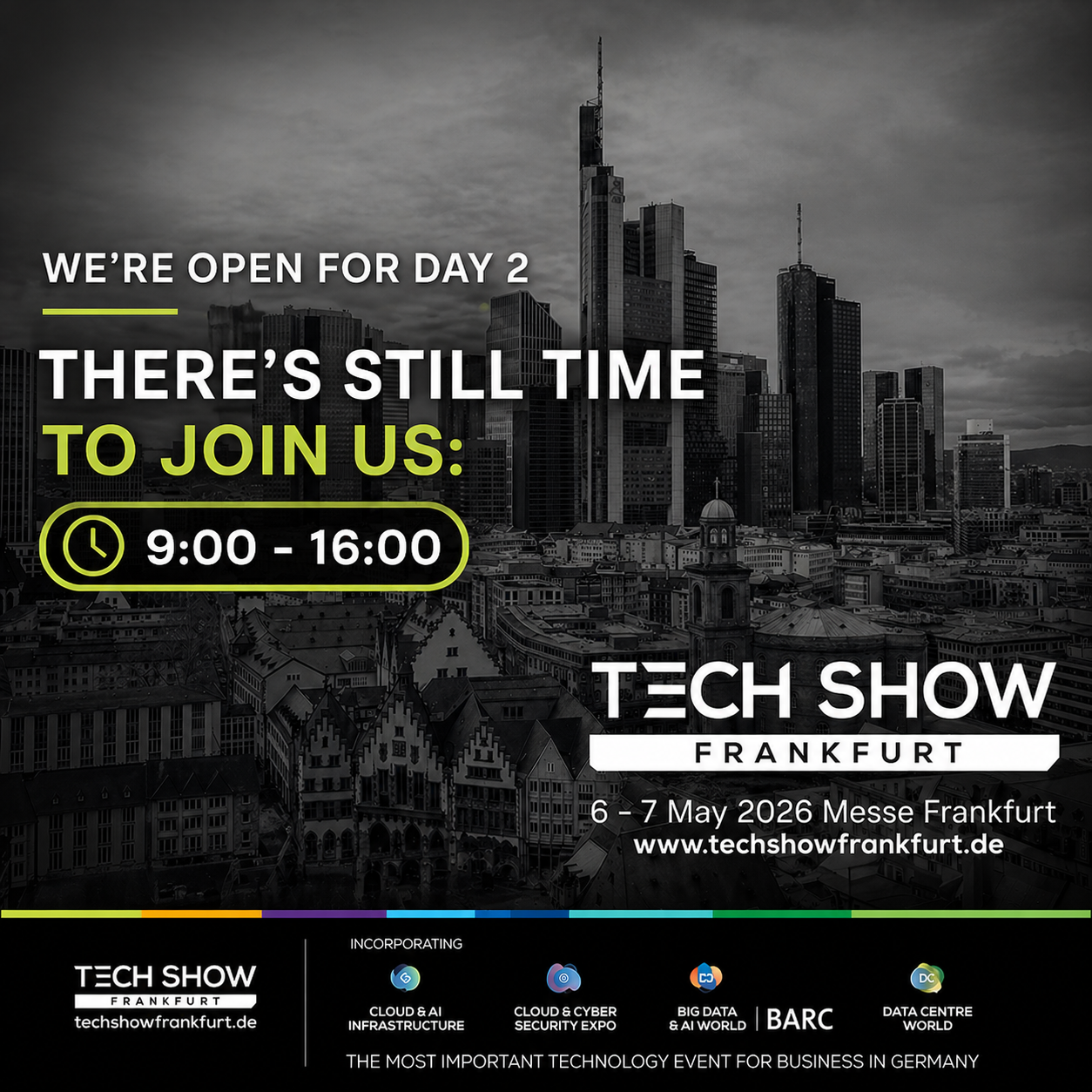 Day 2 - Tech Show Frankfurt 