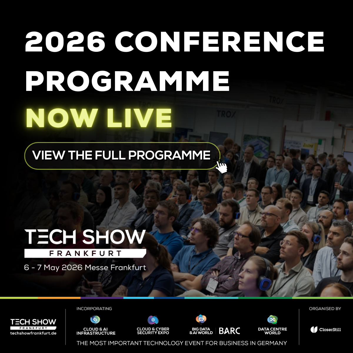 TSF Conference programme is live