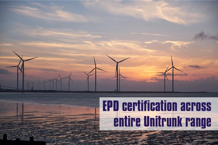 Unitrunk EPD certifies its entire product range