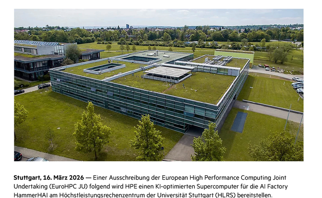 HPE baut HammerHAI-Supercomputer am HLRS