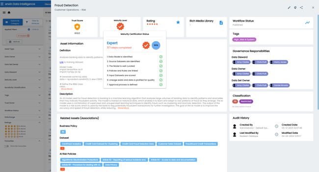 AI model certification - (AI model curation)