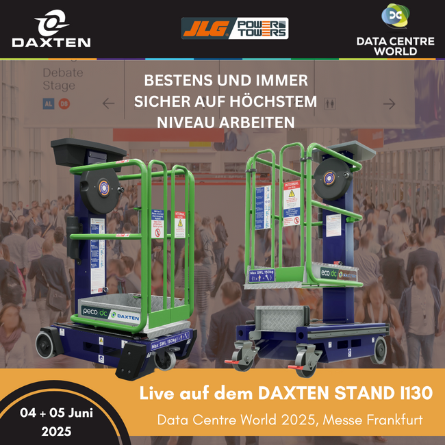 Am DAXTEN-Stand I130: Einfach bestens und immer sicher auf höchstem Niveau arbeiten