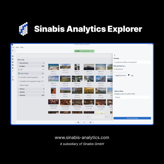 Sinabis Analytics Explorer