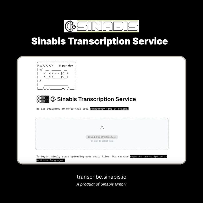 Sinabis Transcription Service