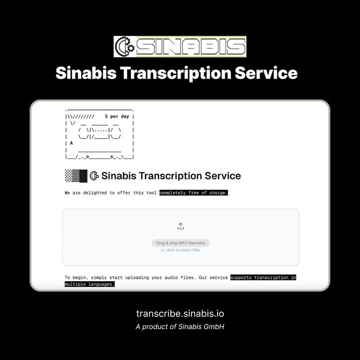 Sinabis Transcription Service