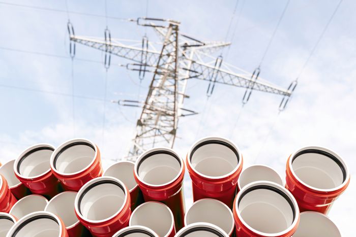 KG2000 e-line cable protection pipes