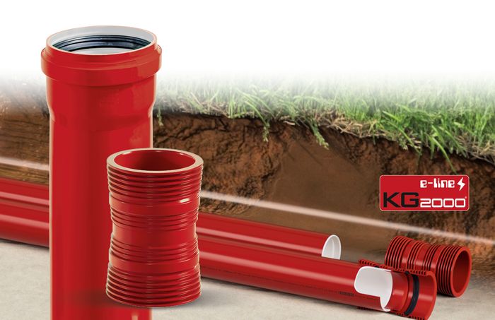 KG2000 e-line cable protection pipes