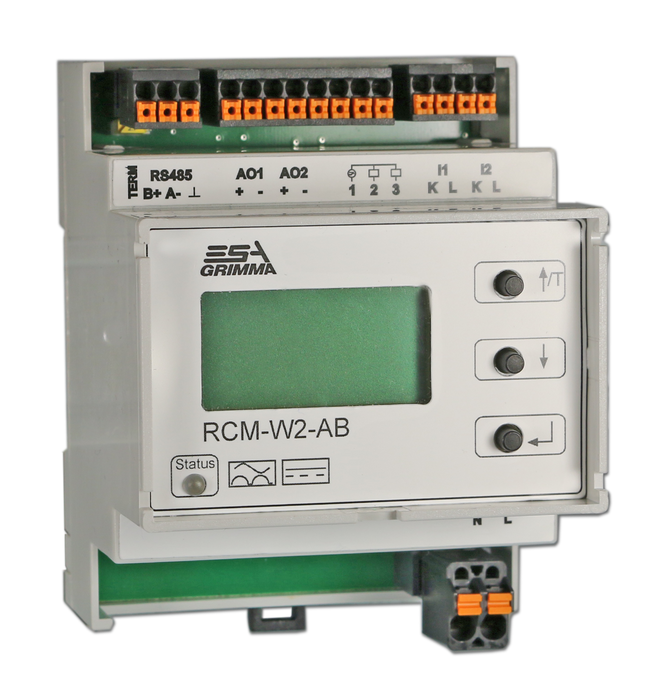 Allstromsensitives Differenzstrom-Überwachungsgerät RCM-W2-AB