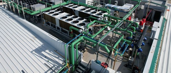 Polymer pipe systems for cooling