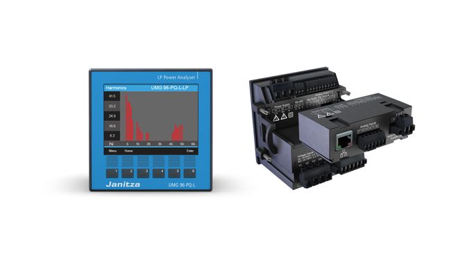 Modular Expandable Power Analyzer - UMG 96-PQ-L-LP