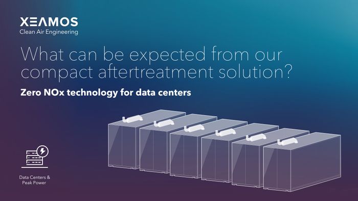 Xeamos unveils compact aftertreatment solution for datacenters