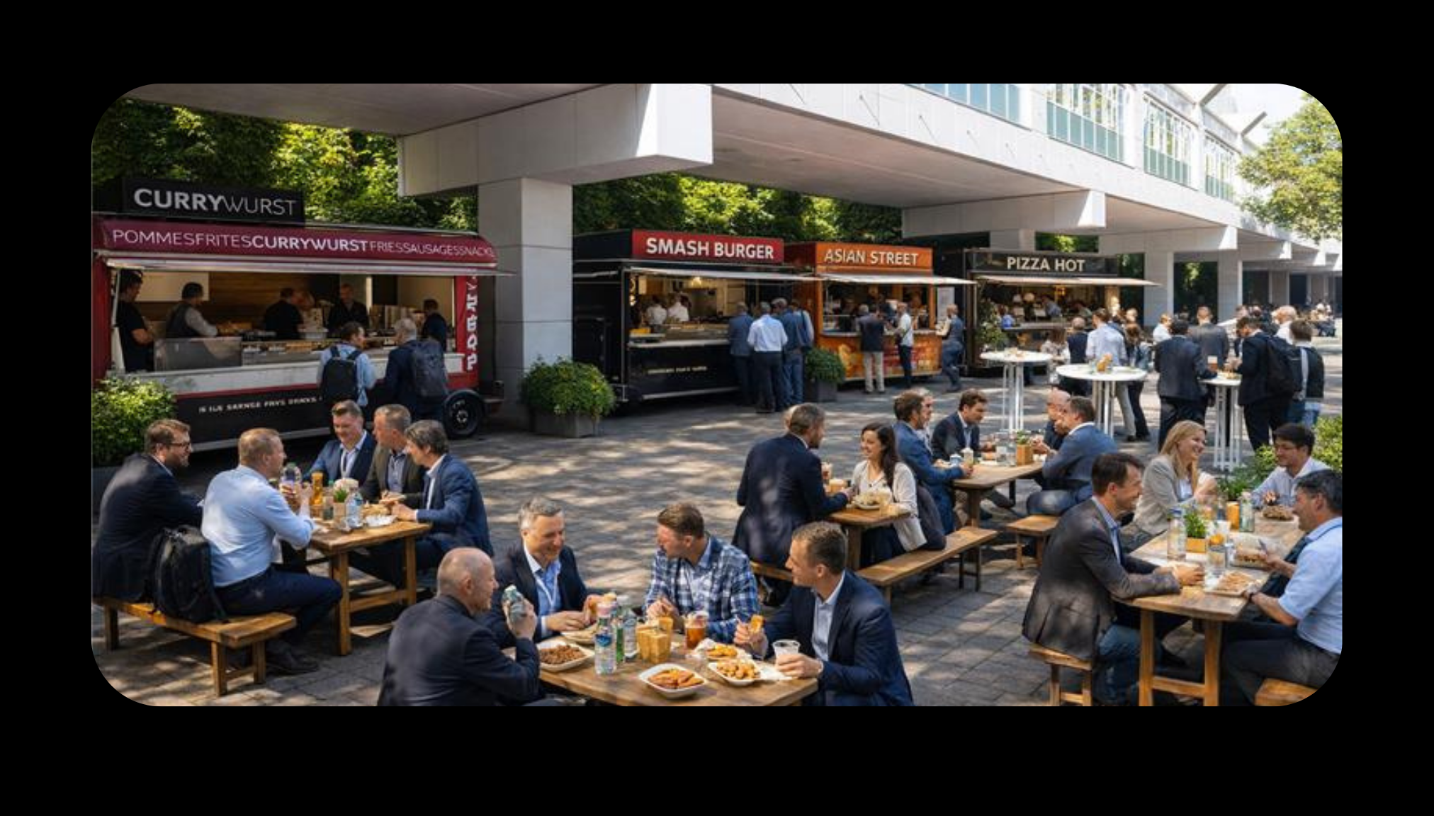 Food trucks - AI generated image