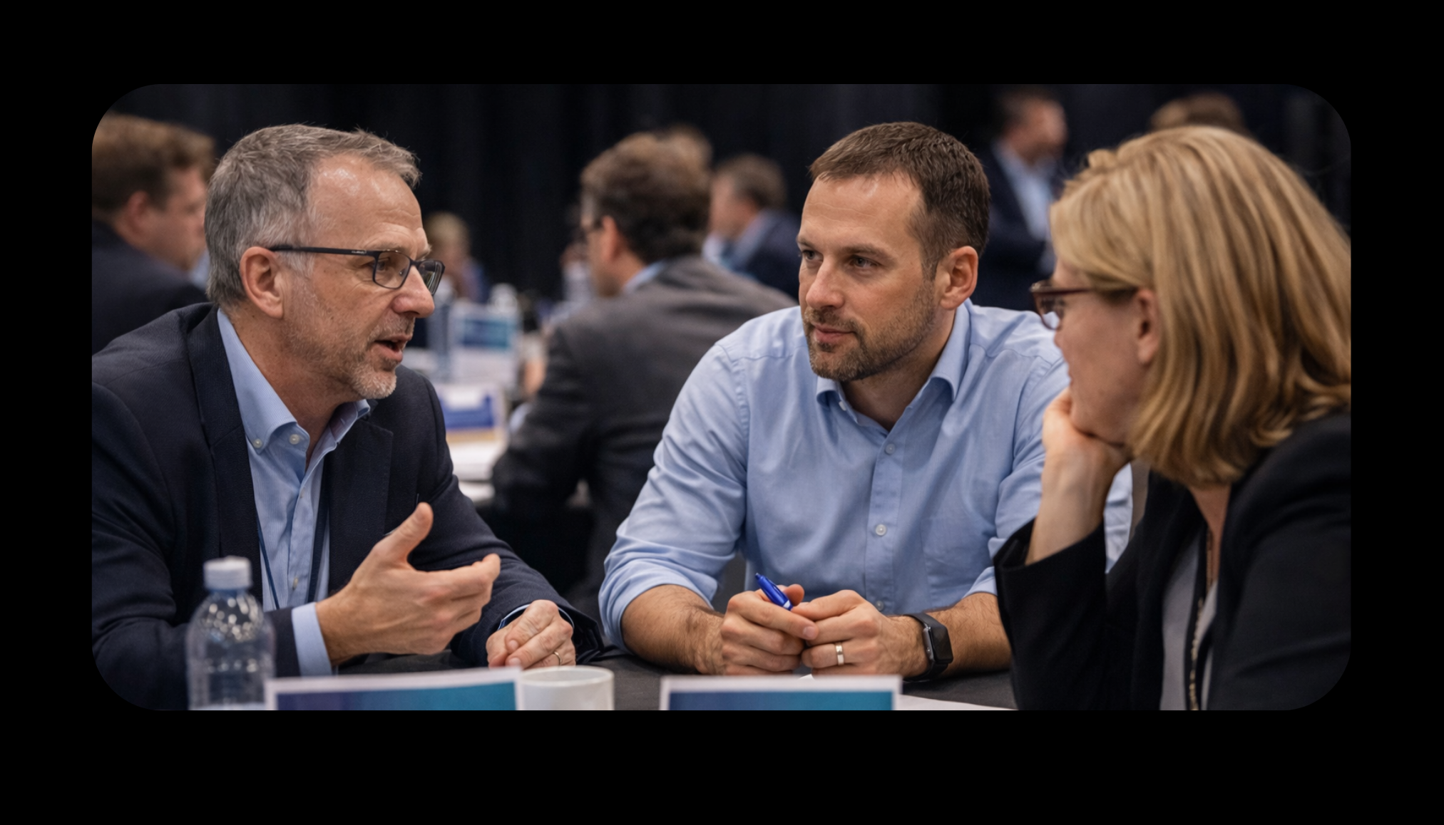 Peer to Peer Discussions - AI generated image