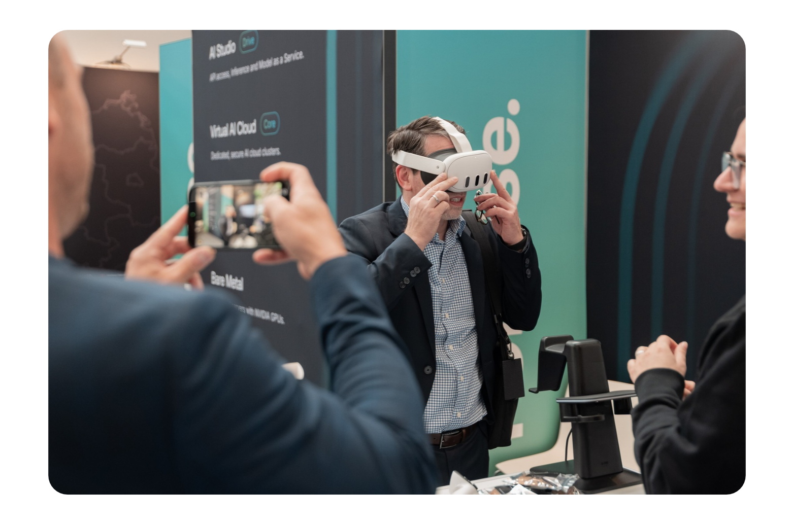 Exhibitor stand activation 