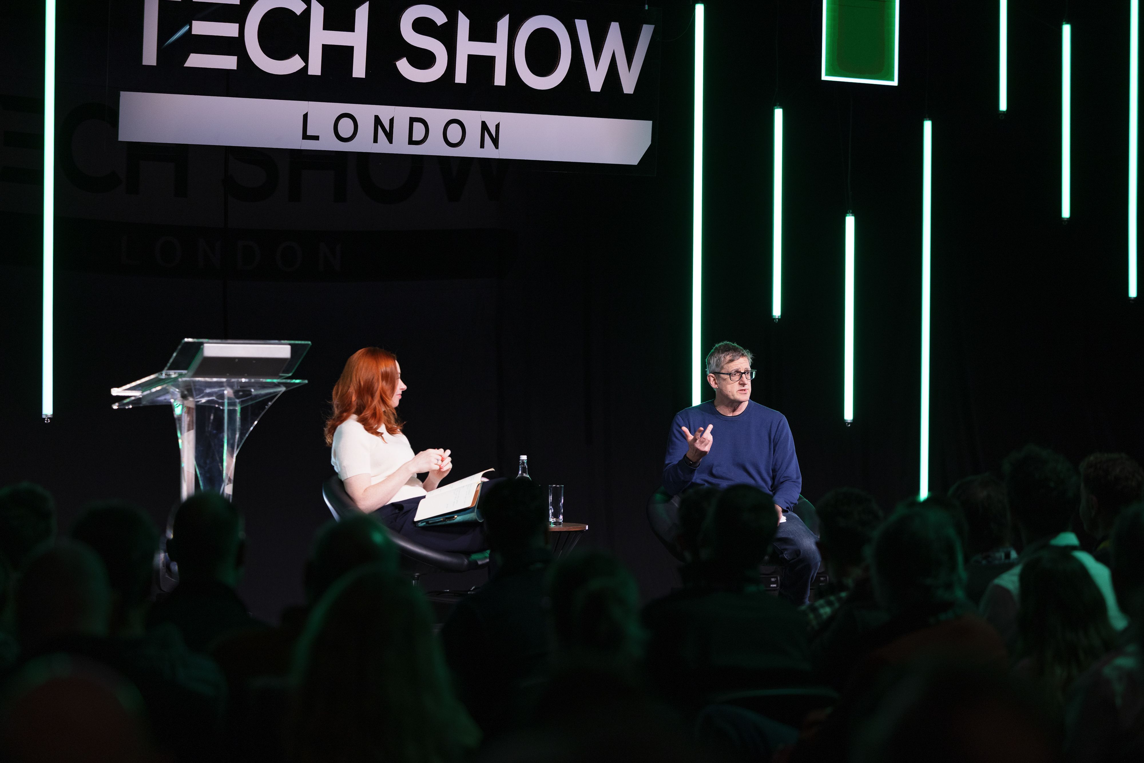 Image of Louis Theroux and Professor Hannah Fry