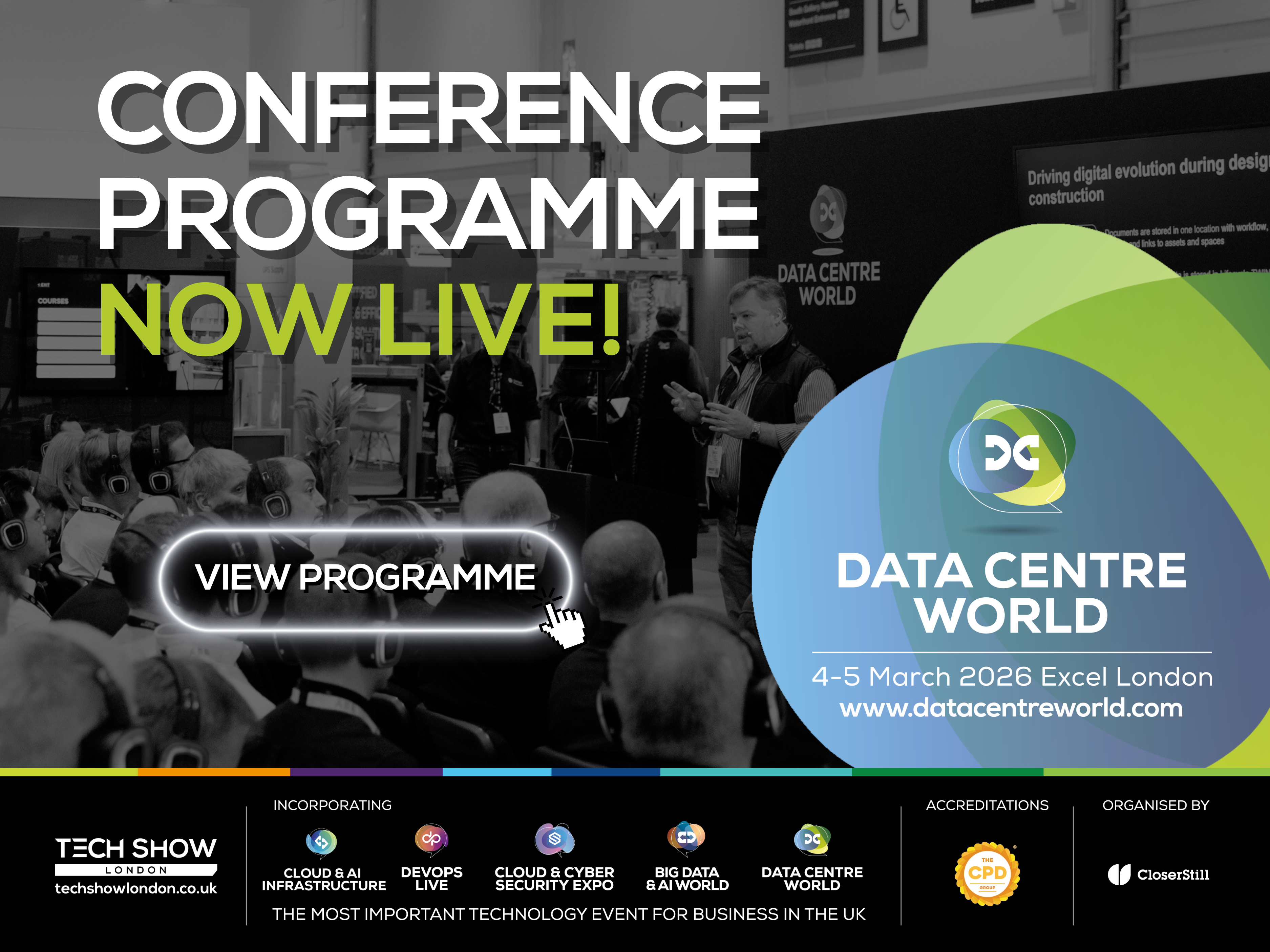 Conference Programme is Live | Data Centre World 2026