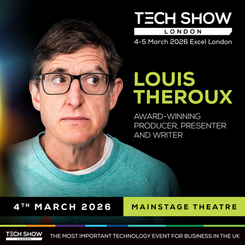 Louis Theroux Announced as Day One Headline Speaker for Tech Show London 2026
