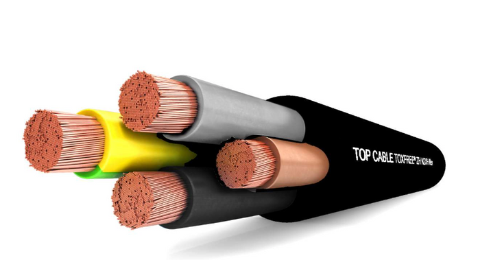 TOXFREE® N2XH flex is a cable for public places and critical power
