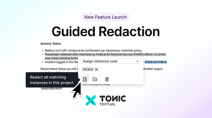 Tonic.ai introduces Guided Redaction in Tonic Textual