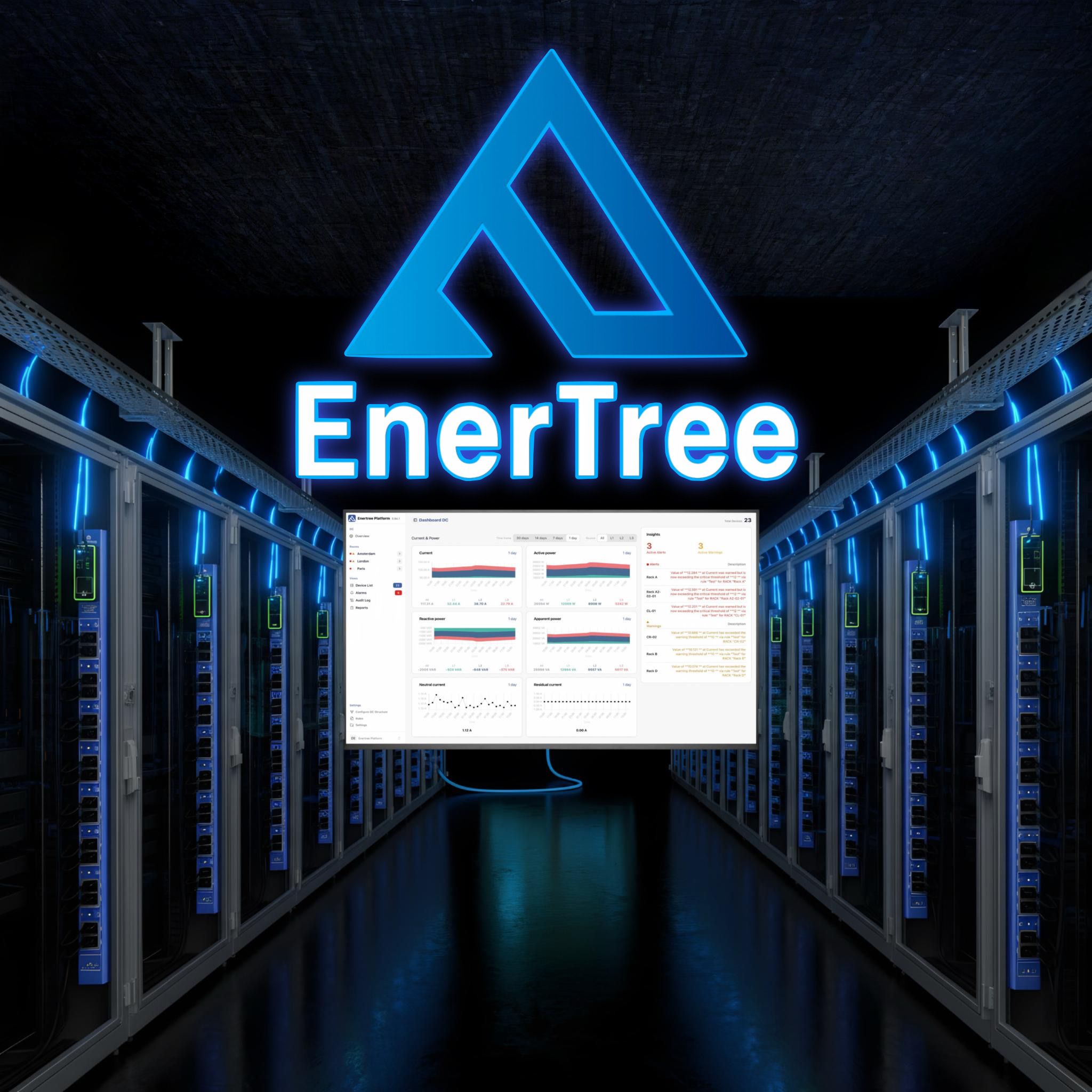 EnerTree: Licence-free energy management for modern data centres