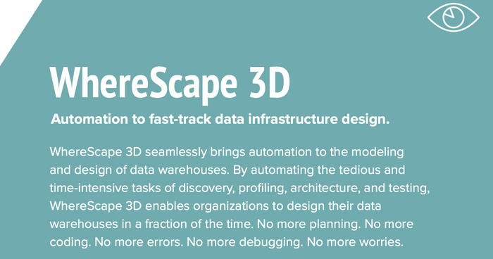 WhereScape 3D – Automated Data Warehouse Design