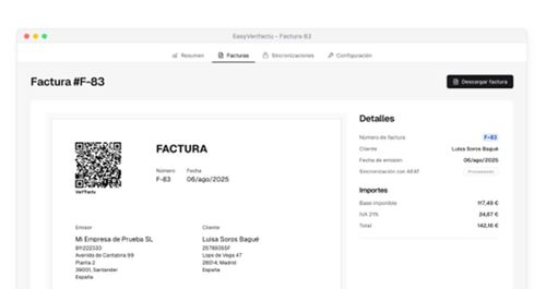 How to adapt your e-commerce to e-invoicing with EasyVerifactu