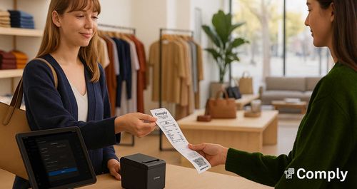 Comply: the official Shopify POS solution for Verifactu, TicketBAI and SII compliance.