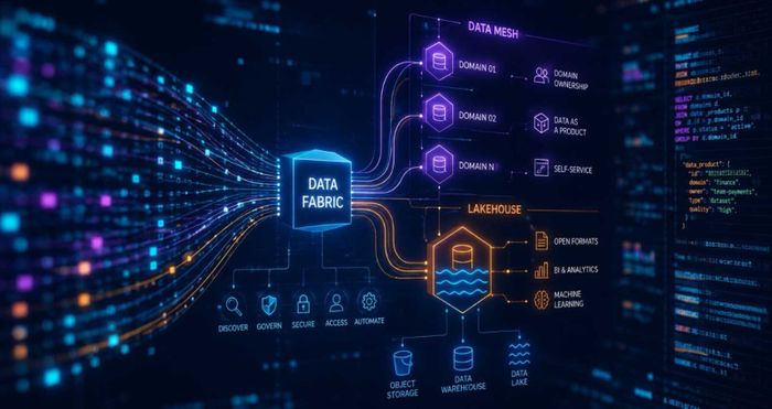 Data fabric, data mesh y lakehouse: nuevas arquitecturas para empresas con datos dispersos