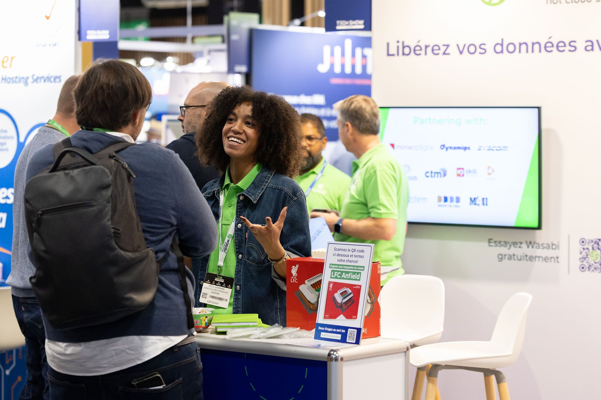 Des acteurs cl&eacute;s de l'industrie Cloud pr&eacute;sents sur site