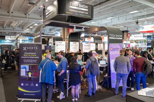 Espace startup stands