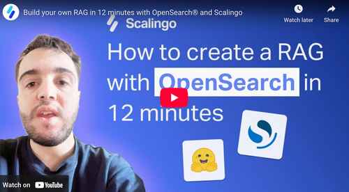 Tutoriel : créer un RAG avec OpenSearch® ML et Scalingo