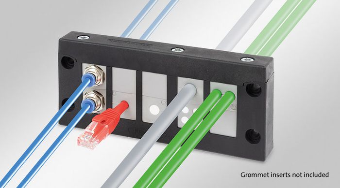 KEL-ERM | Split cable entry frames for cables with connectors / IP66 / UL Type 12/4X*