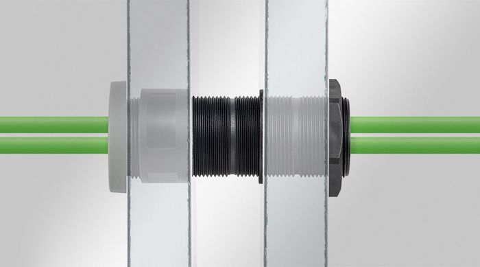 TE | Threaded sleeves for routing cables through thick walls in M25 / M32 / M50 / M63