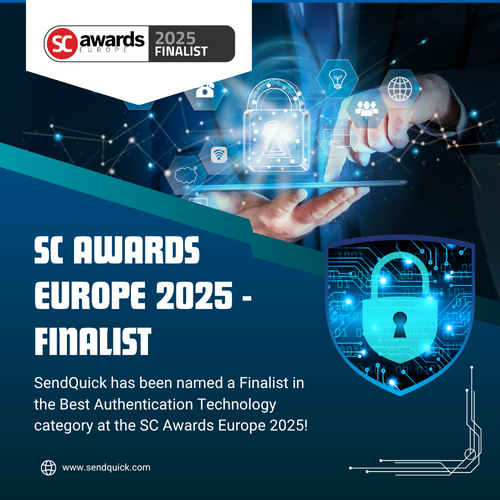 SendQuick Named Finalist in 2025 SC Awards Europe for Excellence in Authentication Technology