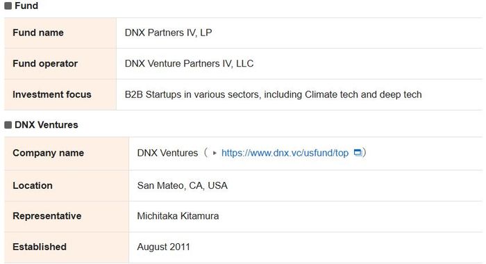 Azbil Invests in DNX Ventures' US Fund IV