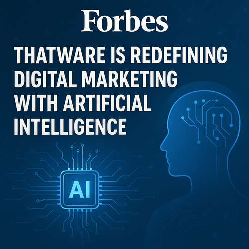 Sign In  Subscribe home leadership innovation billionaires startups Lists Podcasts Videos Life Blogs Magazine Advertisement Thatware is redefining digital marketing with artificial intelligence