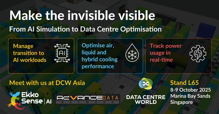 EkkoSense to highlight advanced power optimisation capabilities at Data Centre World Asia 2025