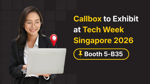 Callbox to Exhibit at Tech Week Singapore 2026 — Booth 5-B35