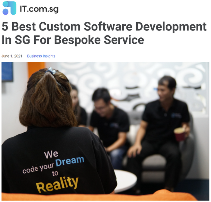 5 Best Custom Software Development In SG For Bespoke Service