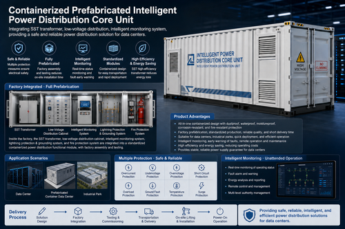 Solid Computing Power Backbone: DEE Container SST Intelligent Power Cabin, Fully Prefabricated Safe Power Solution