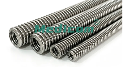 Medicom stainless steel seamless corrugated tubes are now in mass production!