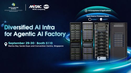 MiTAC Computing Fuels the Agentic AI Factory at Data Centre World Asia 2026